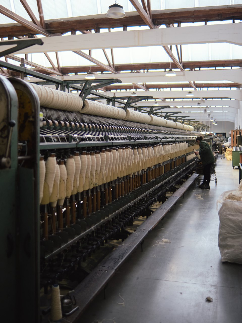 Another side of the reeling machine. Photo taken at Burel Factory.